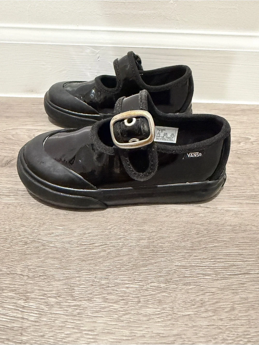 VANS Patent Leather Toddler Mary Jane Shoe
